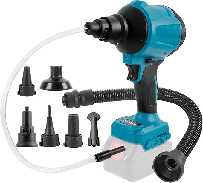 Cordless Dust Blower for Makita 18V Battery(Tool Only), Air Duster Compressed Air Mattress Pump,447MPH 40000RPM for Car,Garages,Sawmill Room,Workshop Cleaning (for Makita 18V Battery)