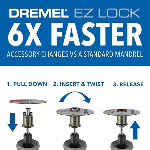 Dremel EZ728-01 11-Piece EZ Lock Cutting Accessory Micro Kit