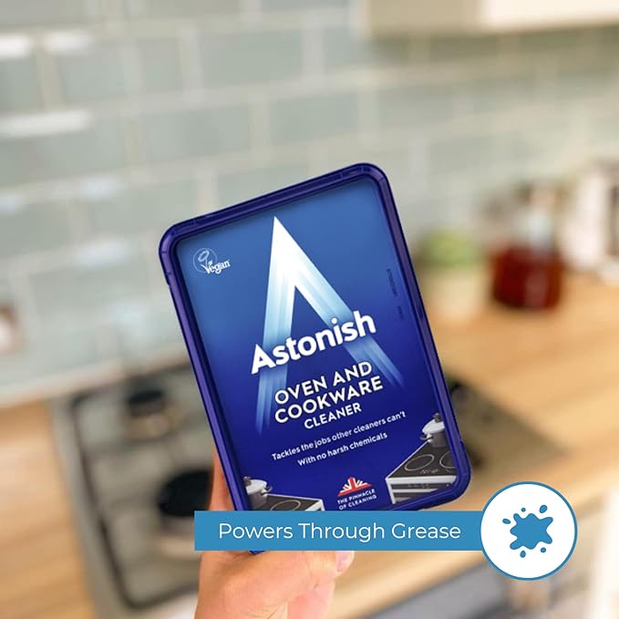Astonish Revival Bundle - Includes Specialist Leather Conditioning Cream, Oven & Cookware Cleaning Paste & Specialist Clean & Revive Foaming Powder