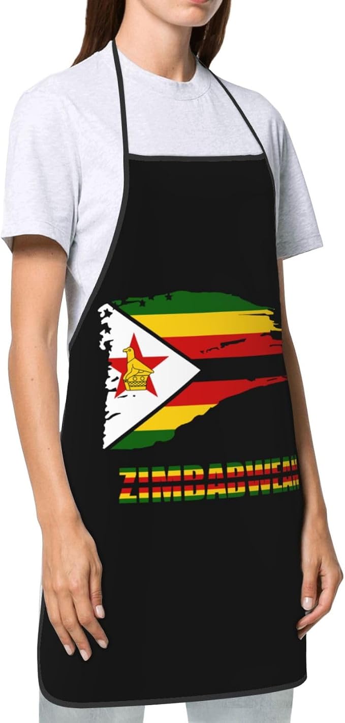 Venezuela Flag Unisex Kitchen Bib Apron Barbershop Coffee Shop With Adjustable Apron