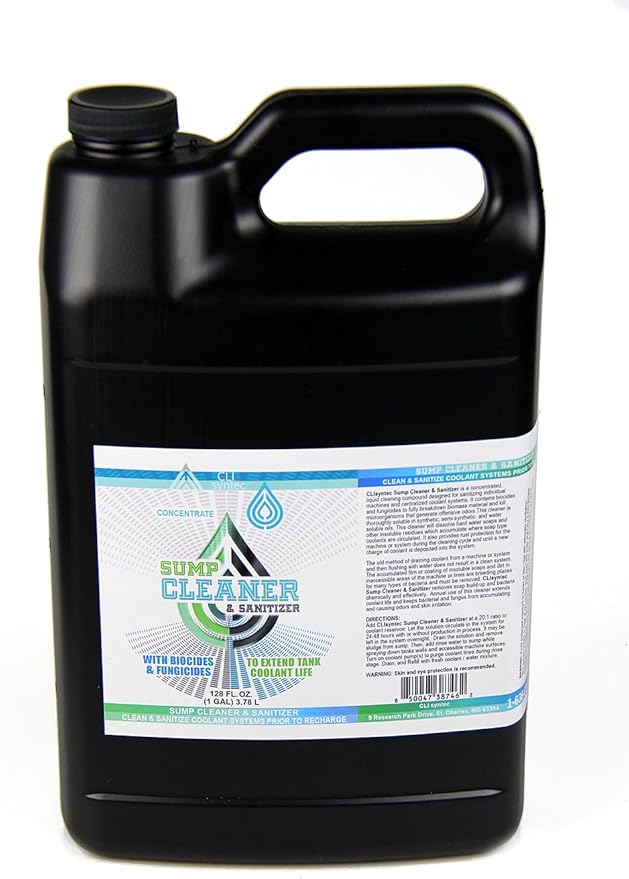 Premium One Step Sump Cleaner and Sanitizer Concentrate - 128 FL. OZ. (1 Gallon) For Sump Tanks