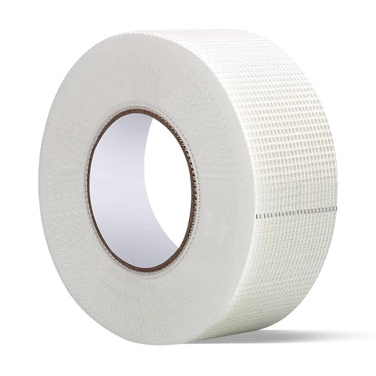 Drywall Joint Tape, 2" x 150 Feet Self-Adhesive Encrypted Fiberglass Drywall Repair Mesh Tape for Wall Cracks and Seam Patch