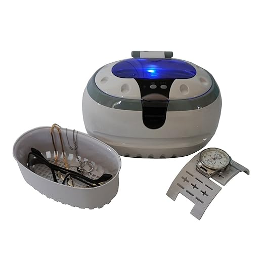 iSonic® Ultrasonic Jewelry Cleaner CD-2800 with Cleaning Solution Concentrate CSGJ01, 110V
