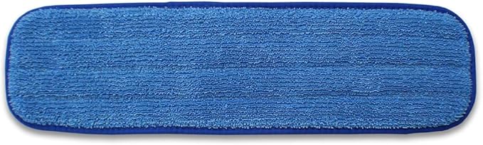 Real Clean 36 inch Microfiber Wet Mop Refill Pads for Flat Mop Frames (Pack of 12)