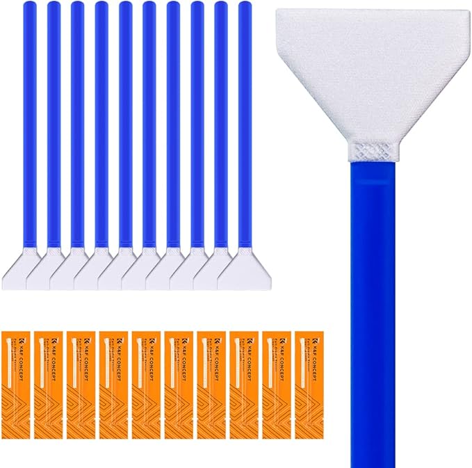 K&F Concept Camera Lens Cleaning Kit - 15ml Sensor Cleaner, Lens Pen Brush, Air Blower, Microfiber Cleaning Cloths & Full-Frame Sensors Cleaning Swabs for DSLR & Mirrorless Cameras