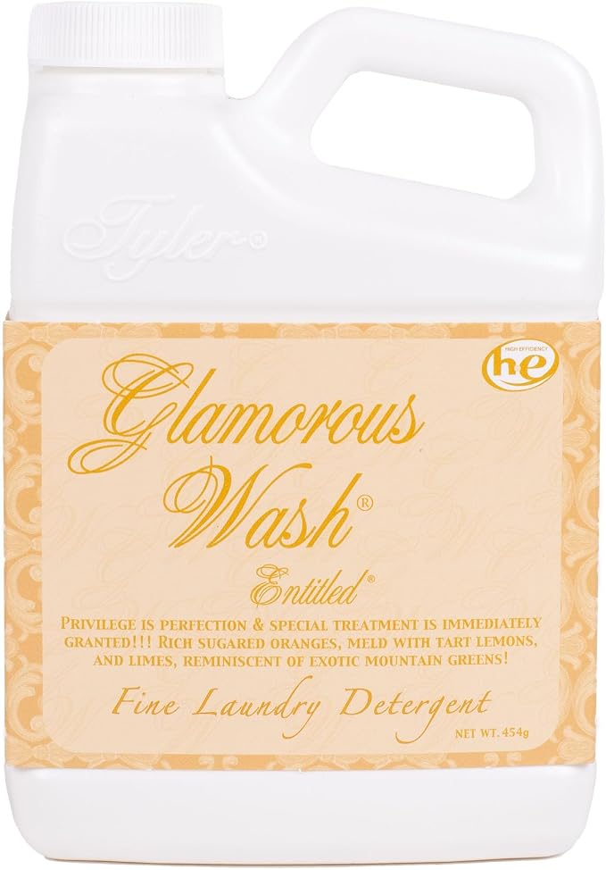 Tyler Candle Company 80211 Entitled 16 ounce Liquid Laundry Detergent
