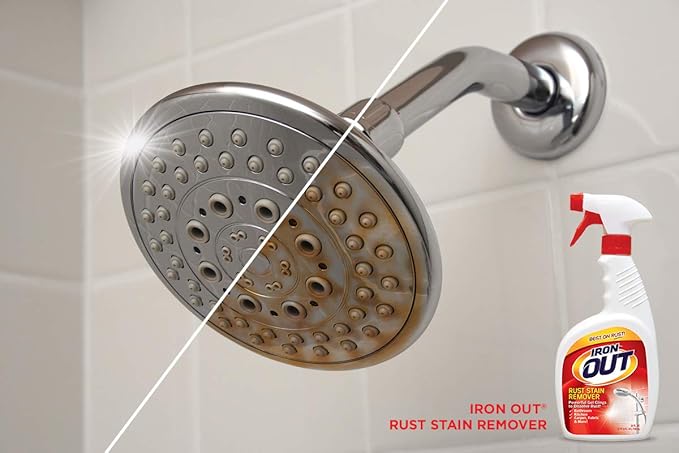 Iron OUT Rust Stain Remover Gel Spray, 24 fl oz Bottle 6-Pack