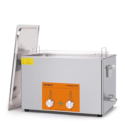 Ultrasonic Cleaner,30L 600W Industrial Sonic Cleaner with Encoded Control, Ultrasonic Engines Cleaner for Gun,Carburetors,Parts,Chain Cleaning (Including Baskets)