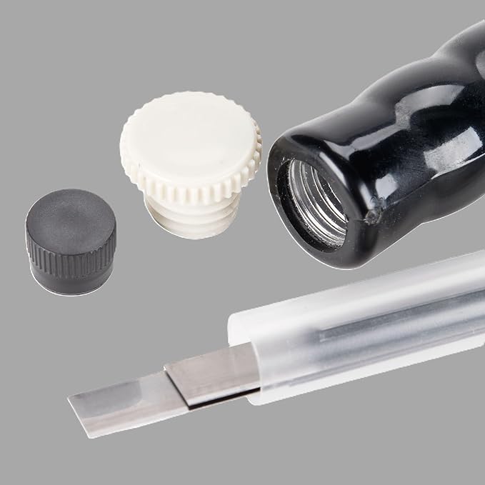 Grill & Griddle Cleaning Kit with Screen/Pad Holder, Polish Pads, Cleaning Screens, Caddy, Scraper and Heat-Resistant Holder for Safe (Full Kit: Cleaner,Scraper,Pads,Screens and Caddy)