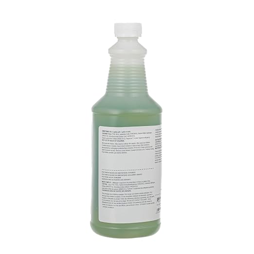 Unger Commercial ProFormula Easy Glide Glass Cleaner, 1 qt Bottle (Case of 6), FR110