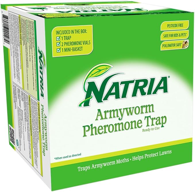 NATRIA Armyworm Pheromone Trap, Ready-to-Use, 3,380 Sq. Ft. (1-Pack)