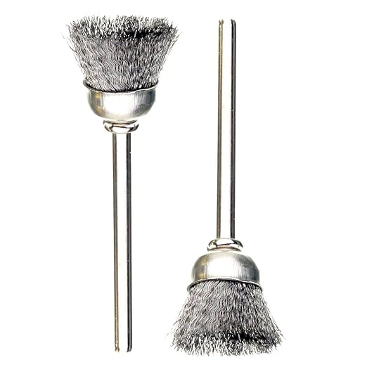 Rocaris 36Pcs Brass Steel Wire Brush Polishing Wheels Full kit for Rotary Tools