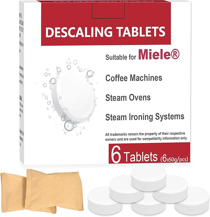 Descaling Tablets Compatible with Miele Descaling Tablets (12 Count)