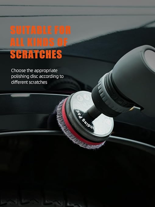 SPTA 2" Microfiber Cutting Pads 10 Pack, Heavy Cutting and Polishing, Microfiber Finishing Disc for Waxing and Polishing&Scratch and Vortex Removal Pad, Ultrafine Fiber Pad