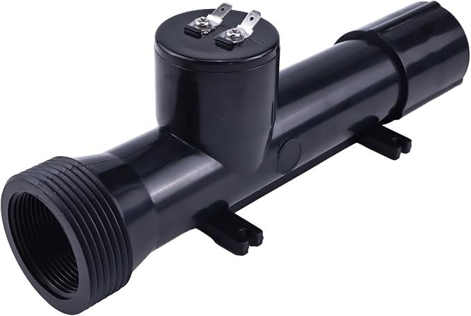 4CH4002-R Black Swimming Pool Ionizer Chamber Compatible with Hybrid Pool Treatment System Above-Ground Pool 4CH4002-R