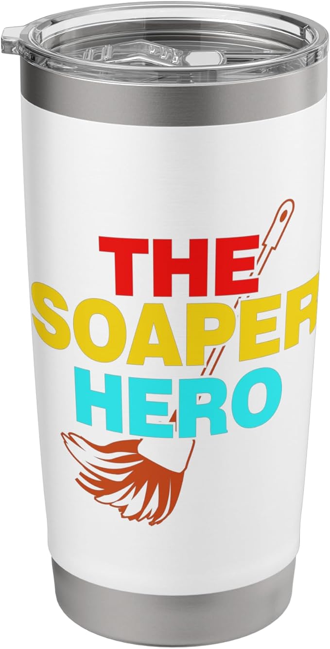 The Soaper Hero Cleaning Stainless Steel Insulated Tumbler
