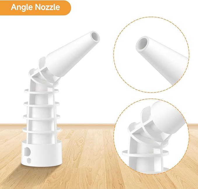 3 Pack Replacement Accessories for All-in-1 Steam Mop & Detachable Handheld Cleaner, Compatible Steam Mop XR01, Scraping Tool, Angled Nozzle, Detail Brush