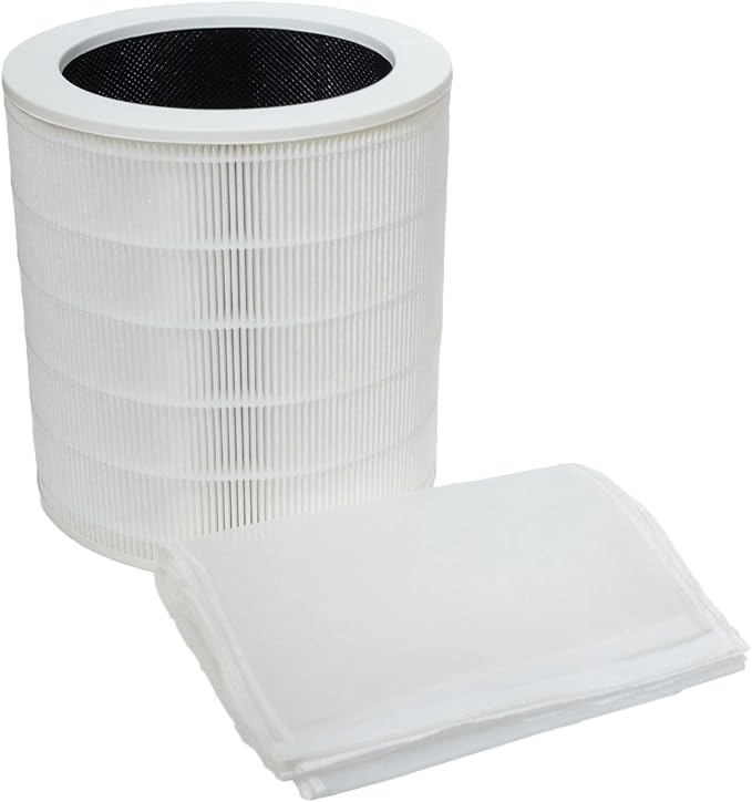 PUREBURG Replacement Filter Compatible with CUCKOO CAC-K1910FW Air Purifier, H13 True HEPA Activated Carbon Multi-Layer Filtration and Pre Filters, 5 Piece Pack