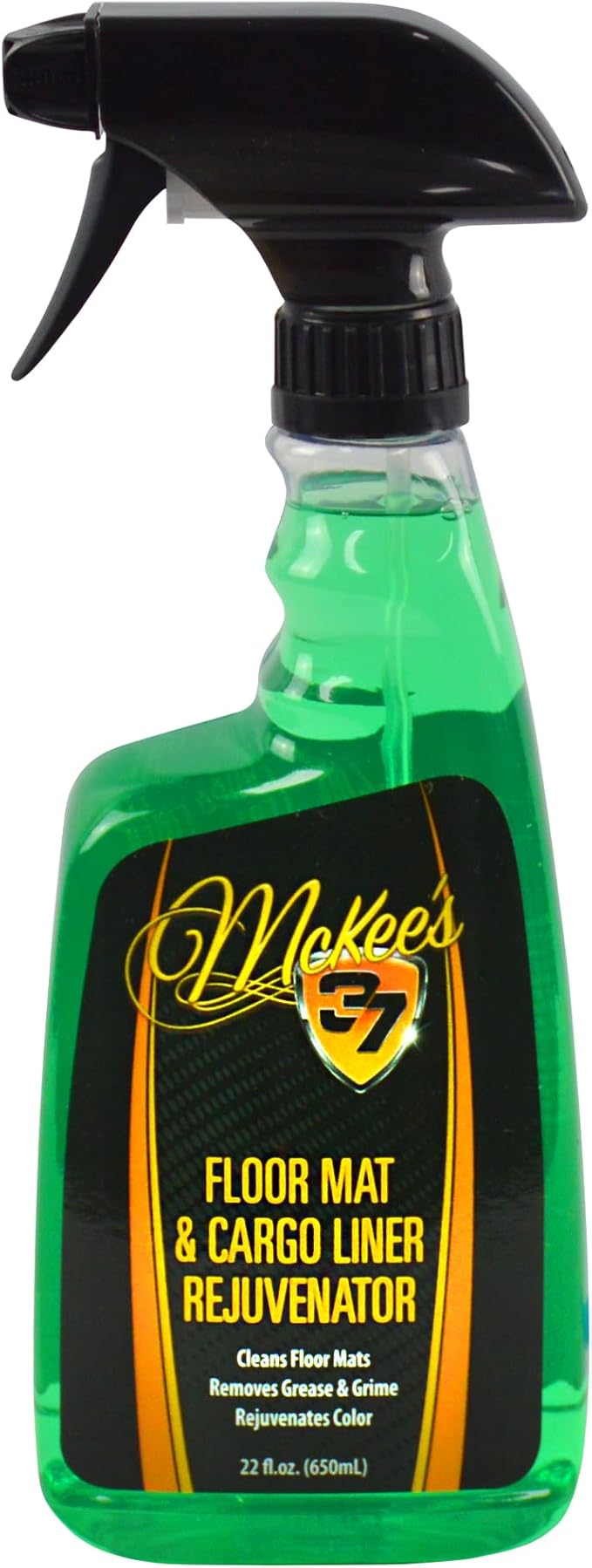McKee's 37 - Floor Mat & Cargo Liner Rejuvenator | 2-in-1 Rubber Rejuvenator & Car Floor Mat Cleaner for Auto Detailing, Water-Based Formula (22oz)