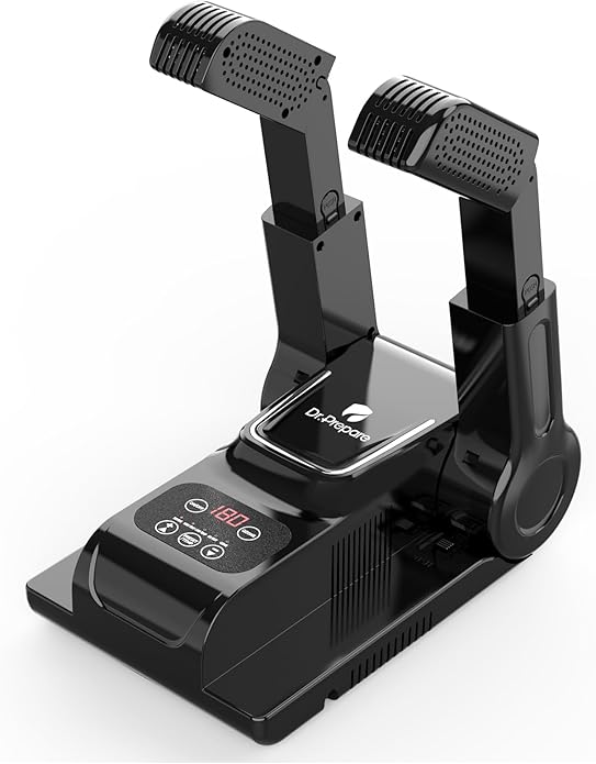 DR.PREPARE Boot Dryer Shoe Dryer, Glove & Boot Warmer with Heat Blower, Adjustable Rack & Timer for Shoes, Gloves, Hat, Socks