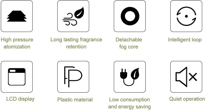 Scent Air Machine for Home, 200ML Smart Scent Diffuser, Portable Essential Oil Diffuser, Wall Mounted Aromatherapy Diffuser Cover Up to 500m³, for Large Room, Hotel, Office, Spa