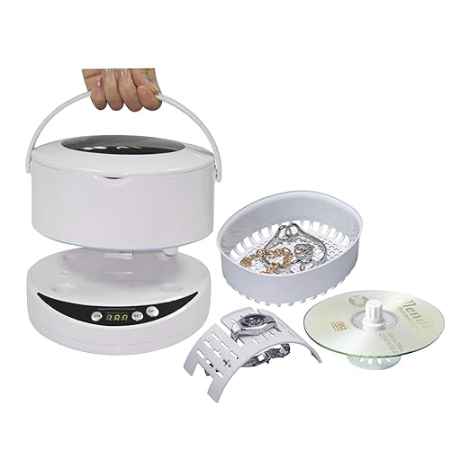 iSonic® Ultrasonic Jewelry Cleaner CDS200B with Cleaning Solution Concentrate CSGJ01, 110V
