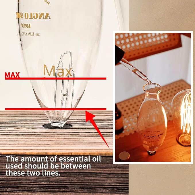BAUSATZ Essential Oil Diffuser for Home Waterless Diffuser Infuser Aroma Diffuser Waterless Essential Oil Diffuser Oil Machine Solid Wood Aromatherapy Diffusers for Home, Spa, Hotel, Yoga and Office