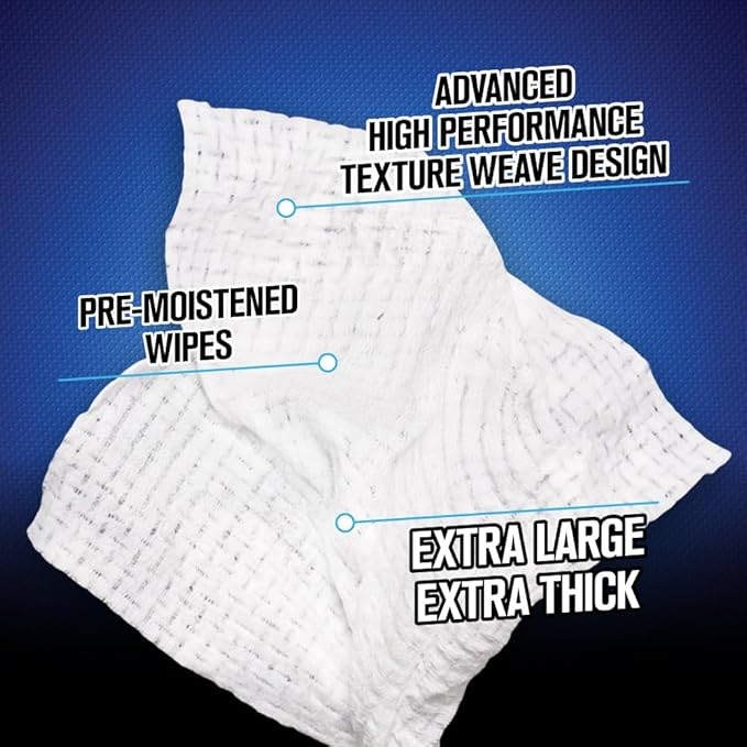Chemical Guys Canister Wipes - VRP & Total Car Interior Cleaner & Protectant, Great for Cars, Trucks, SUVs, RVs, & More (60 Ct)