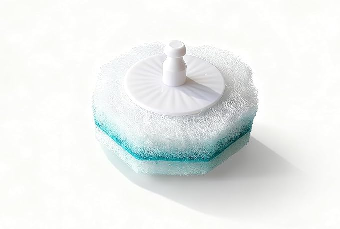 50 Pack Wand Refills Compatible with Clorox Toilet Wand Handle - Jasmine Scented Disposable Toilet Cleaning Heads - Green Scrubber Pads Refill Kit with Pre-loaded Cleaner (Wand Not Included)