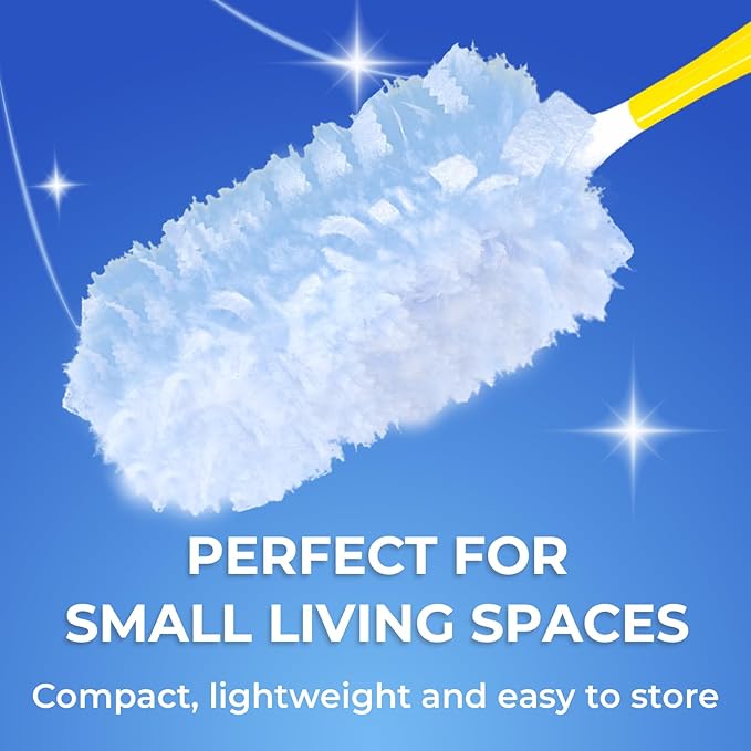 360° Heavy Duty Duster Refills for Swiffer,20 Count Duster Refills with 1 Handle + Mopping Pads Refills for Swiffer Wet Jet Mop - Thickness,Absorbent,24 Count