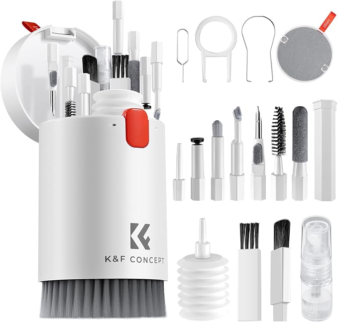K&F Concept Keyboard Cleaning Kit Laptop Cleaner, with 200ml Screen Cleaner Spray