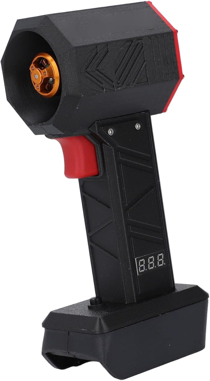 Mini Electric Air Duster, 50mm Brushless Motor, Adjustable Speed, Real Time Voltage Display, for Electronics, Car, and Outdoor Cleaning
