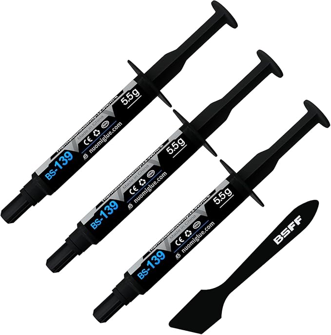 Thermal Paste, 16.5g with Toolkit CPU Paste Thermal Compound Paste Heatsink for IC/Processor/CPU/All Coolers, Carbon Based High Performance