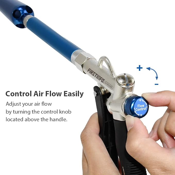FIRSTINFO A18569KUS 22-Piece Windstorm (2X Flow) Air Blow Gun Kit