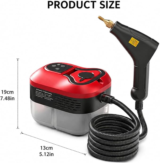 2500W Portable Handheld Steam Cleaner–High-Pressure Home Steamer for Deep Cleaning Floors, Tiles, Kitchen, Bathroom, Upholstery