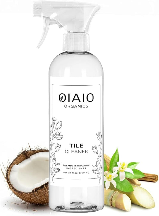 Non-Toxic Tub, Tile & Shower Cleaner - Natural Organic Ingredients that Truly Perform - 24oz - Light Coconut, Citrus & Wood Scent
