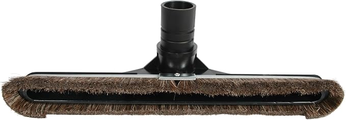 Cen-Tec Systems Commercial Vacuum Attachment Kit with Telescopic S-Wand and 14" Natural Fill Floor Brush