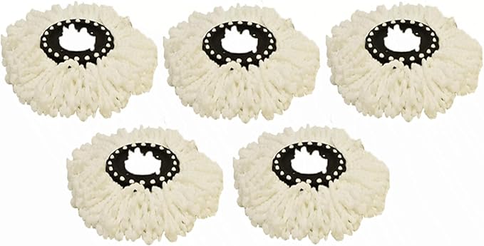 Replacement Microfiber Mop Heads - 5 Pack