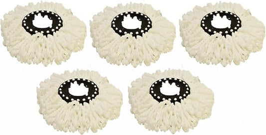 Replacement Microfiber Mop Heads - 5 Pack