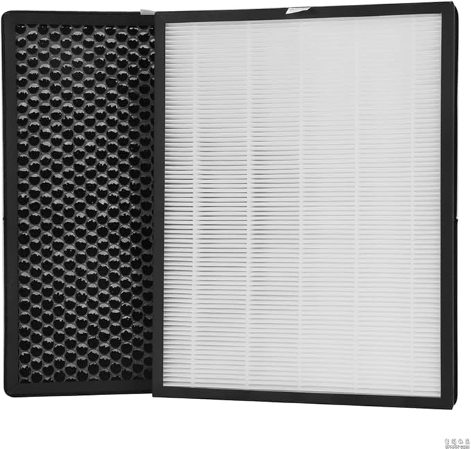 2 Packs Alexapure Breeze Filter Replacement Set Compatible with AP-B102, 3049 Air Cleaner Purifier, 2 H13 Ture HEPA Filters and 2 Activated Carbon Filters