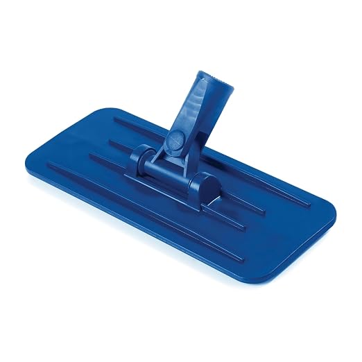 SPARTA Flo-Pac Swivel Pad Holder Cleaning Pad Holder, Floor Pad Holder with High Impact Plastic for Cleaning, 9.25 X 3.63 X 1.75 Inches, Blue