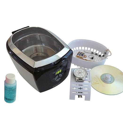 iSonic® Digital Ultrasonic Cleaner model CD7810A, to clean jewelry, eyeglasses, watch, etc. 110V 35W