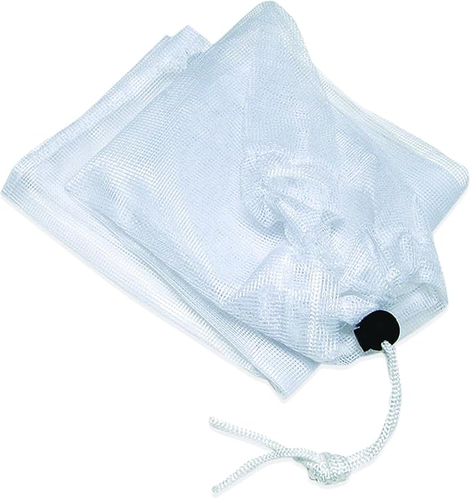 Poolmaster 28823 Deluxe Fine-Mesh All Purpose Swimming Pool Vacuum Replacement Bag, White