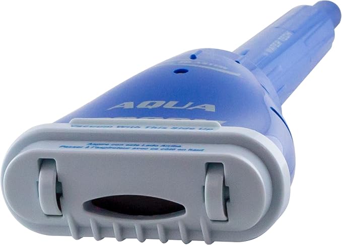 POOL BLASTER Aqua Broom Ultra Cordless Pool & Spa Vacuum w/Pole Set for Sand, Silt & Small Debris, Battery-Powered Handheld Hoseless - for Hot Tubs and Tight Spaces in Inground & Above Ground Pools