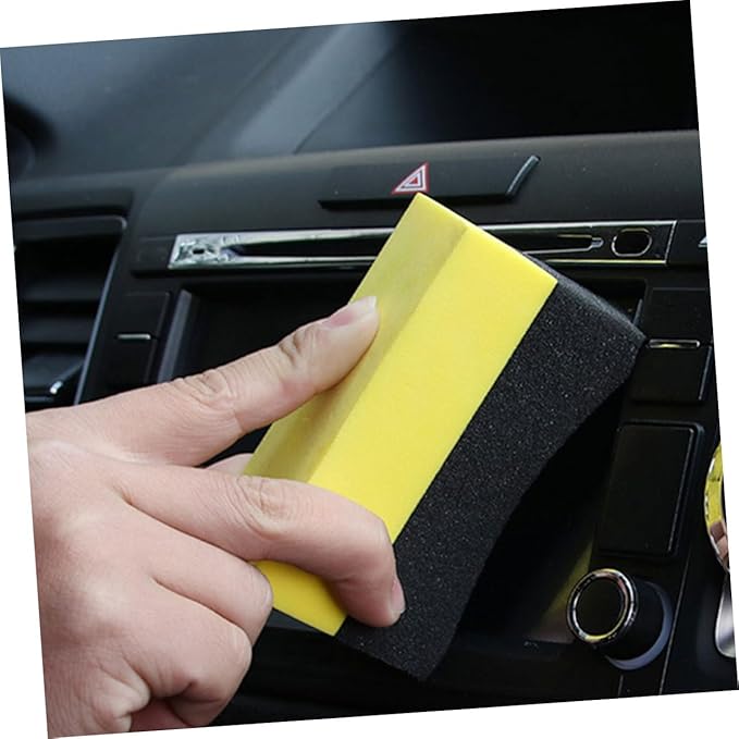 40pcs Car Cleaning Sponge Tire Dressing Pads Reusable Wax Applicators for Car Wash Soft Non-Scratch Sponges for Windshield Dashboard Cleaning
