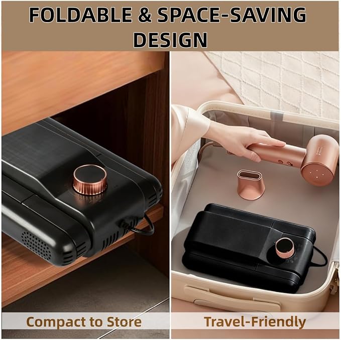 Shoe Dryer with Warm Air, Portable Boot Dryer Deodorizer for Sneakers | Warm air drying for shoes, helps reduce moisture and odor, portable design for home and travel, quiet operation for daily use