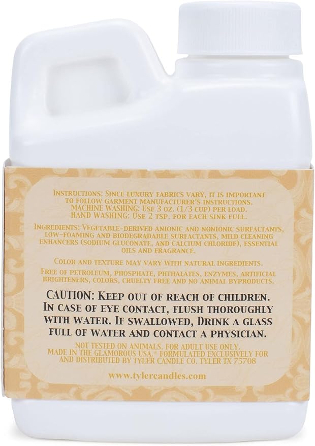 Elanze Designs Tyler Candle Glamorous and Luxurious High Efficient Wash 4 ounce Scented Fine Laundry Detergent Pack of 3; Diva, Limelight, Fleur de Lis