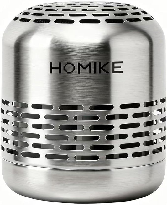 HOMIKE Refrigerator Deodorizer, Odor Eliminator,Last up to 10 Years for Car,Closet,Shoes Cabinet,Fridge and Freezer,Outperforms Baking Soda and Activated Carbon(Stainless Steel)