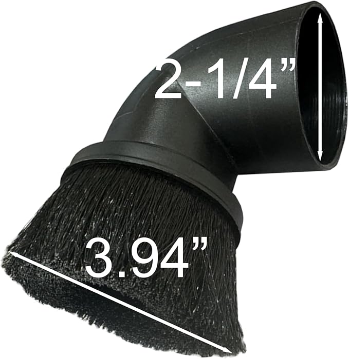 2PACK Horse Hair & Plastic Bristles Brushes for Shop Vac 2-1/2'' - Vacuum Accessories & Attachments for Shop Vac 2-1/4''