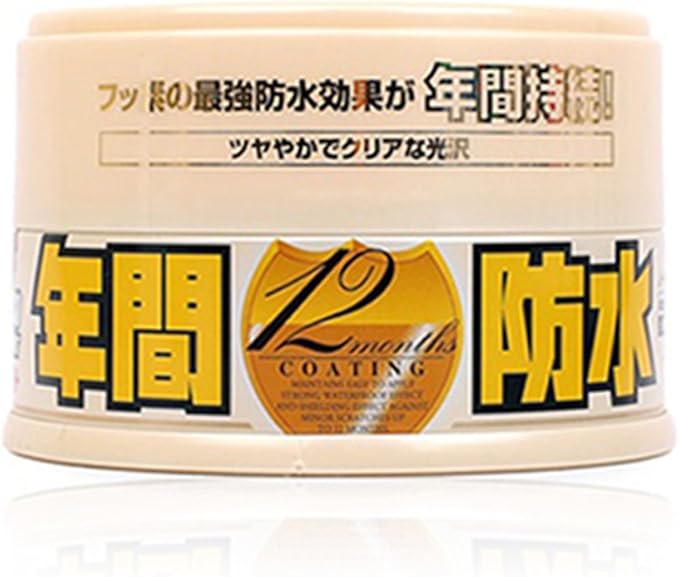 Auto Car Soft99Fusso 12 Months Waterproof Wash Coat Detailing Wax Light Color